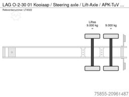 LAG Kooiaap / Steering axle / Lift-Axle /...