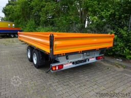 Möslein TTD11 Orange  neuer Tandem 3- Seitenkipper Tieflader-- Neufahrzeug --