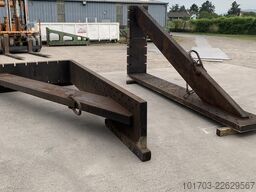 Equerres de bridage en fonte 4000 x 2000 x 575 mm