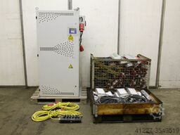 Kaufel mit Batterien und Ladegerät