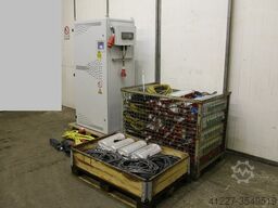 Kaufel mit Batterien und Ladegerät