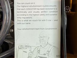 Jungheinrich ERC 214 / Neuwertig nur 207 Std.