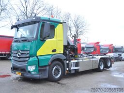 Mercedes-Benz Antos 2842 6x2 HIAB 24Tm KRAAN + HAAK