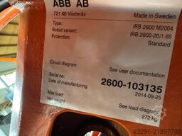 ABB Robotics IRB 2600 20/1.65 IRC5 M2004 nur Mechani