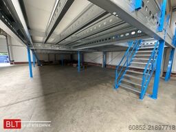 5x10m Lagerbühne , Belastung : 500kg/qm Unterkante: 2,5m , ca. 50qm Systembühne