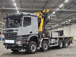 Mercedes-Benz AROCS 3253 8x8 / 65 t/m CRANE + JIB + WINCH / K...