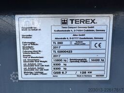 TEREX TL260 Radlader 15,8 T *8.000 h *Longarm *40 km/h