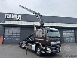 DAF CF 410 6x2 FASSI F 255A.2.25 + AJK Haakarmsysteem