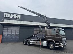 DAF CF 410 6x2 FASSI F 255A.2.25 + AJK Haakarmsysteem