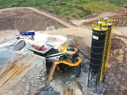FABO Mobile Concrete Batching Plant 100 m3/h Mobile Concrete Batching Plant