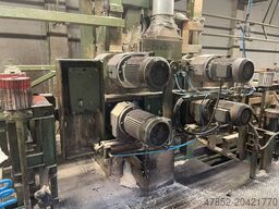 Komplettes Veisto Hewsaw Sägewerk Hewsaw R200+ NS200 2xStapelmaschinen