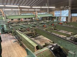 Komplettes Veisto Hewsaw Sägewerk Hewsaw R200+ NS200 2xStapelmaschinen