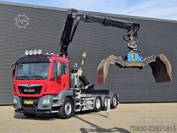 MAN TGS 35.430 8x4-4 BL / HAAKARM + Z KRAAN / CRANE