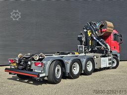 MAN TGS 35.430 8x4-4 BL / HAAKARM + Z KRAAN / CRANE