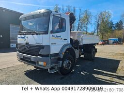 MERCEDES-BENZ 1828 BB Meiller Kipper Kran PK 9501