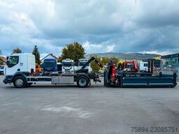 RENAULT D 18 * ABROLLKIPPER + HMF 1220 K-R * TOP!
