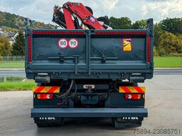 RENAULT D 18 * ABROLLKIPPER + HMF 1220 K-R * TOP!