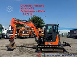 Hitachi ZX55U-6 Ketten NEU Schwenkarm + Klima - 5.670 BH