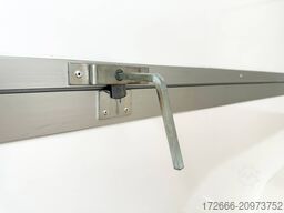 Blyss H25522HTN | WEISS 520X223X230CM 2500KG VERKAUFSANHÄNGER | 2X VERKAUFSKLAPPE