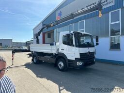 MERCEDES-BENZ 1224 K Atego 2 Seiten Kipper Hiab 078 X Duo