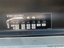 MERCEDES-BENZ 1224 K Atego 2 Seiten Kipper Hiab 078 X Duo