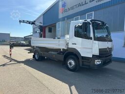 MERCEDES-BENZ 1224 K Atego 2 Seiten Kipper Hiab 078 X Duo