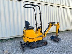 JCB 8008 CTS, 2020 BJ, 576 BH, 2 x Löffel