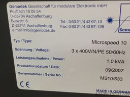 MORA - GEMODEK Mess-Steuerung Schrank MICROSEED 10
