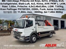 MERCEDES-BENZ 1224 Atego 4x2 Blatt-Luft Kran