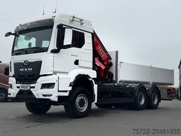 MAN TGX 33.520 6x6 BL Pritsche Kran Fassi F235A.2.24