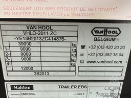 Van Hool 20FT ADR CHASSIS / empty weight 3.300kg / SAF D...