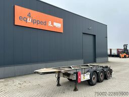 Van Hool 20FT ADR CHASSIS / galvanized / MB DISC / 2x li...
