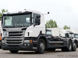 SCANIA P370 Abrollkipper Meiller Lift-/Lenkachse Kamera