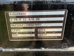 ACKERMANN-FRUEHAUF Tandem Schwenkwand LBW MBB 1.5 t