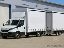 IVECO Daily  Durchladezug mit Anhänger Planenaufbau