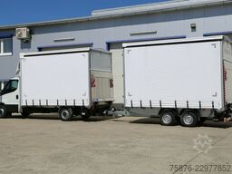 IVECO Daily  Durchladezug mit Anhänger Planenaufbau