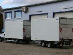 IVECO Daily  Durchladezug mit Anhänger Kofferaufbau