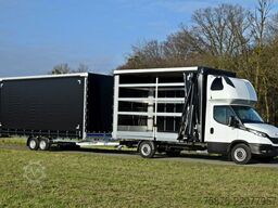 IVECO Daily  Speditionszug mit Anhänger Planenaufbau