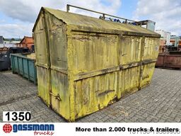 Absetzcontainer ca. 15m³ geschlossen mit Deckel