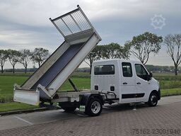 RENAULT MASTER 2.3 Dubbele Cabine Kipper Kist Dubbelluc...