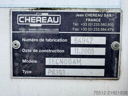 Chereau 3-Asser / Carrier 1300 / Lift Axle / BPW / Belg...