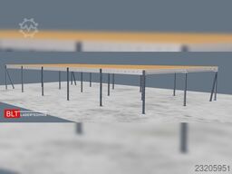 10x20m Lagerbühne , Belastung : 500kg/qm Unterkante: 2,5m ,ca. 200qm Systembühne