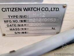 Citizen Machinery & Boley Cincom M-12