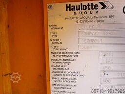 Haulotte Compact 12RTE Electric, 12m Working Height, 450kg