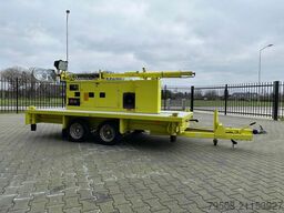 Atlas Copco Unique generator with light pole on trailer!