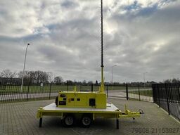 Atlas Copco Unique generator with light pole on trailer!