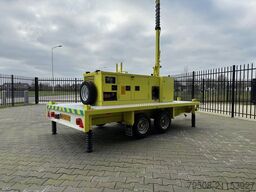 Atlas Copco Unique generator with light pole on trailer!