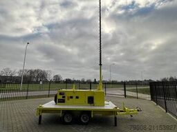 Atlas Copco Unique generator with light pole on trailer!