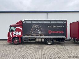 MERCEDES-BENZ 1843 LL Schiebeplane Edscha LBW 1,5t  + Anhänger