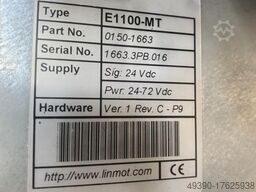SCHUNK - GEMOTEC - AFAG - LINMOT PS01-37x240-M + E1100-MT + T01-/72/420 + EPM 37-78